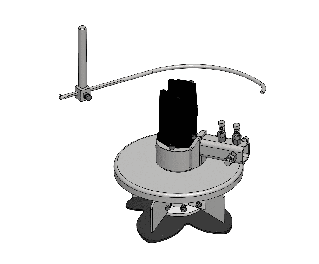 <p>Scalzatore rotativo DX con 4 alette di spargimento diametro 40cm motrice.</p>