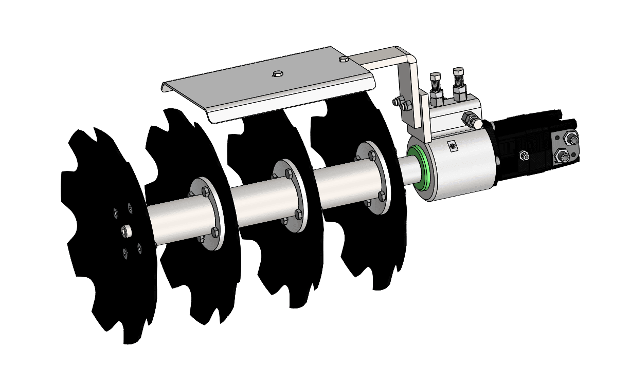 RH 4 kit disks traction driving toothed disks diameter 40cm.
