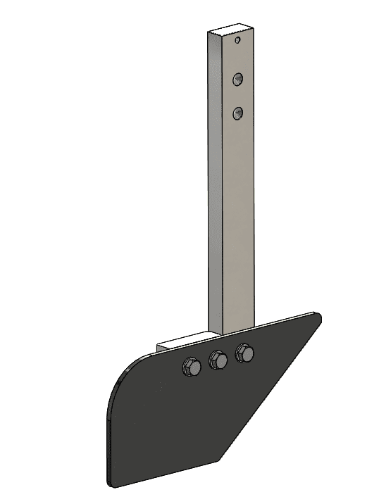 RH sled for terrain with stones or superficial roots.