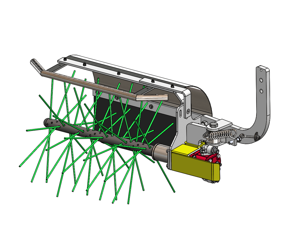 <p>Spollonatrice idraulica DX con motore ad ingranaggi e adattatore oscillante. </p>