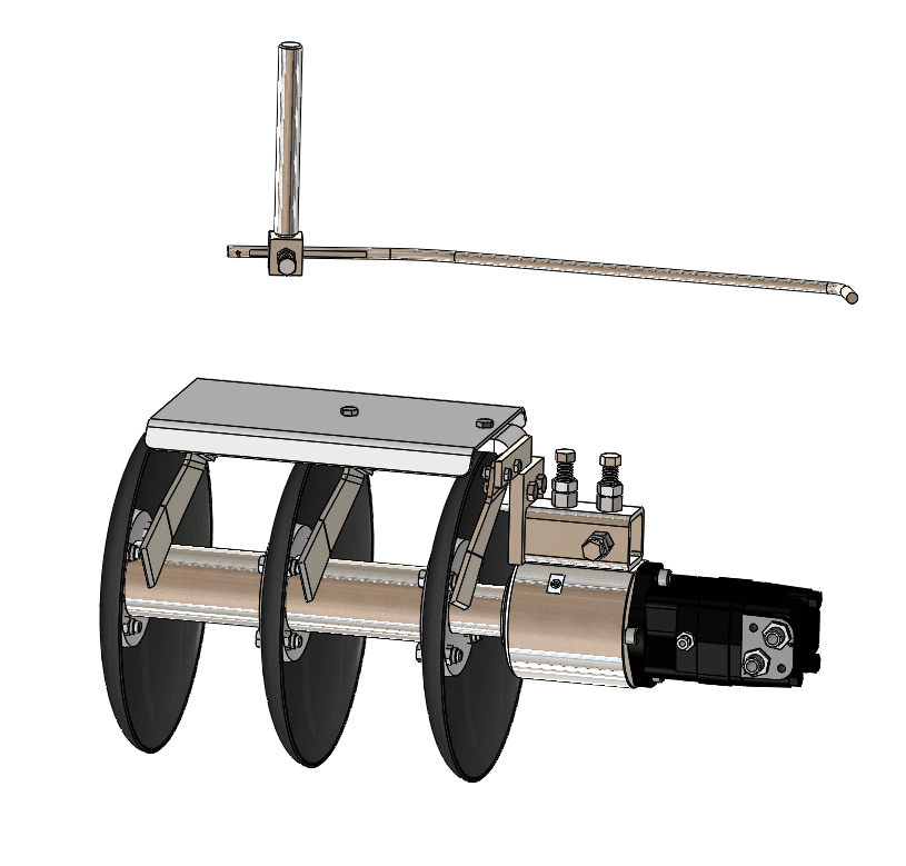 LH traction disk set with 3 plant lifting disks diameter 36cm.